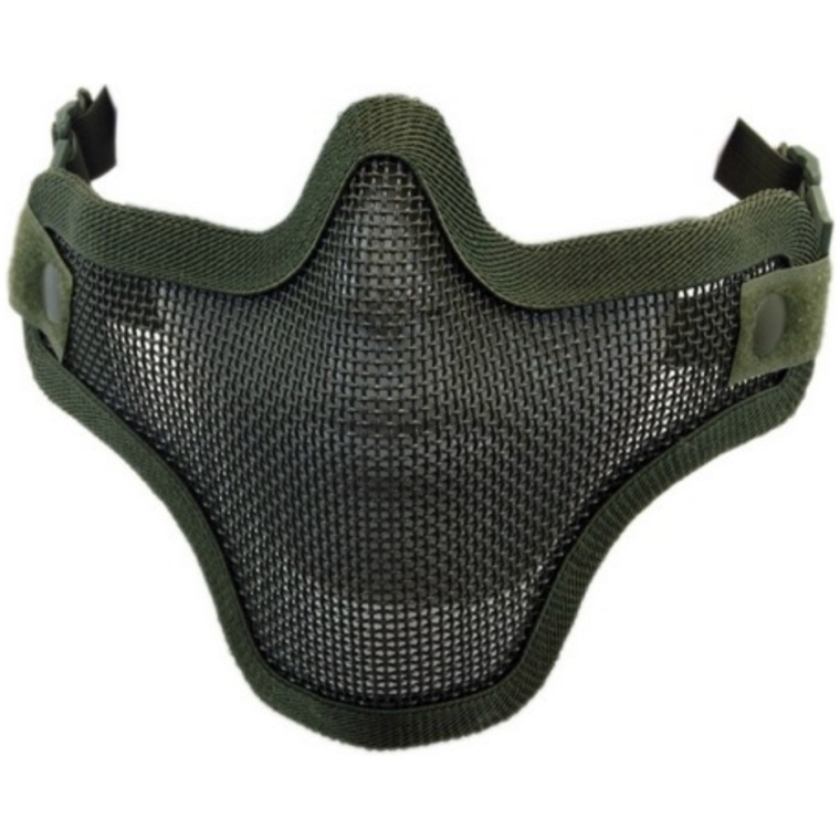 Nuprol plain mesh lower face protection shield v1 green – Extreme Airsoft