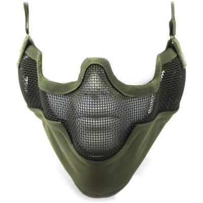 NUPROL PLAIN MESH LOWER FACE PROTECTION V2 WITH EAR SHIELD GREEN
