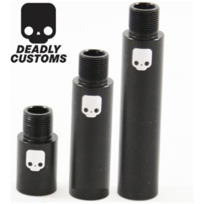 Deadly Customs 14mm CCW Outer barrel extensions 1″ 2″ 3″ 4"
