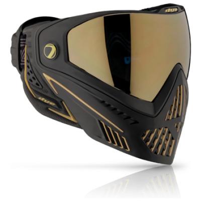 DYE i5 Fullface Airsoft Mask 2.0 - ONYX GOLD BLACK\GOLD