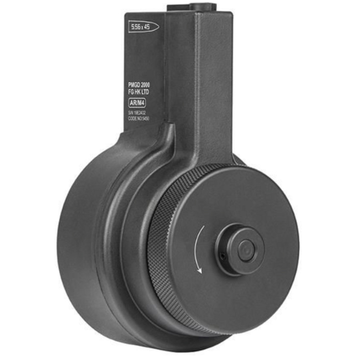 Ares AR Style M4/M16 Drum Winding Magazine (2150 Rounds - Black - MAG-043)