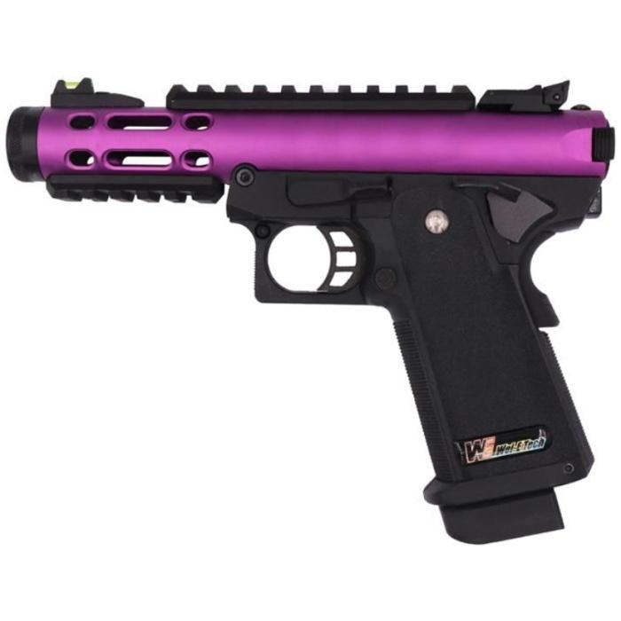 WE Galaxy Hi-Capa Series Gas Blowback Pistol (Purple)