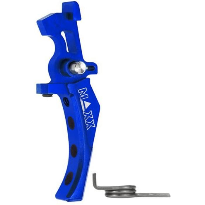 Maxx Model CNC Aluminum Advanced Speed Trigger (Style D) (Blue)