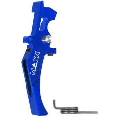 Maxx Model CNC Aluminum Advanced Speed Trigger (Style D) (Blue)