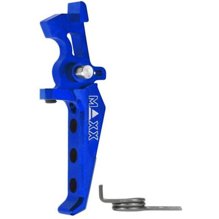 Maxx Model CNC Aluminum Advanced Speed Trigger (Style E) (Blue)