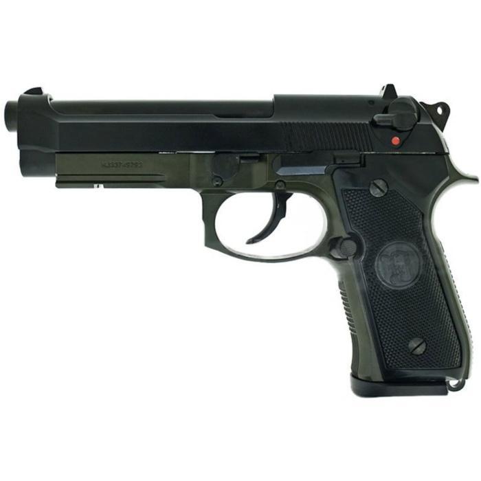 KJWorks M9 Gas Blowback Pistol (Full Metal - KJW-M9A1-GAS-OD)