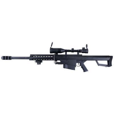 Snow Wolf M82A1 Electric Sniper Rifle with Hunter Scope and Bipod (Black - SW-02A - Black)