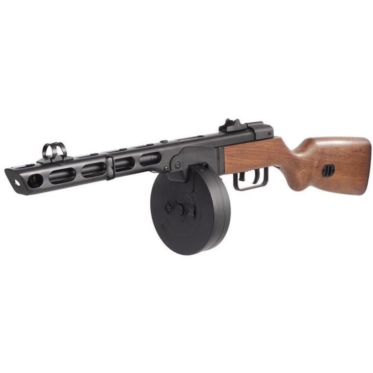 Snow wolf ppsh aeg (real wood – sw-09w – dual magazine) – Extreme Airsoft