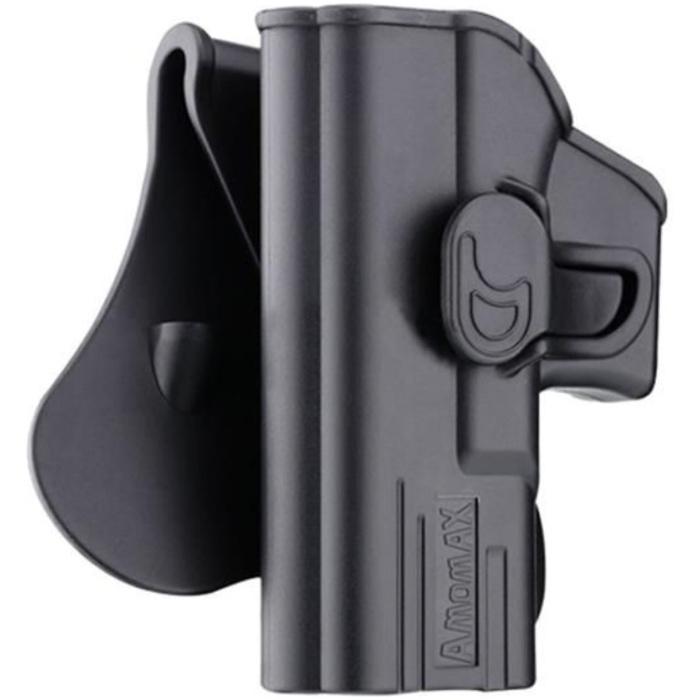 Amomax ROT360 Series Holster for Series 19 Pistol (Polymer - Left - Black)