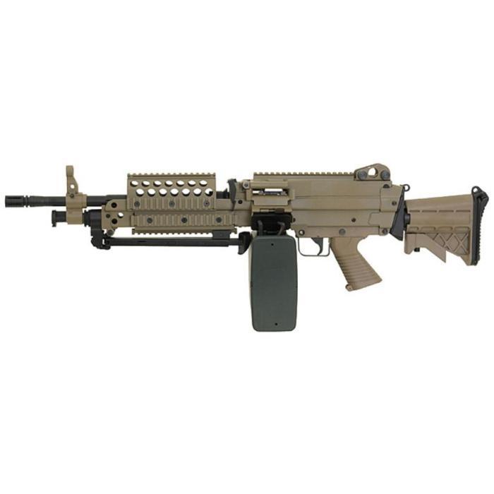 A&K MK46 MOD 0 (M249) Support Rifle (Tan - AK-249-MK46-P)