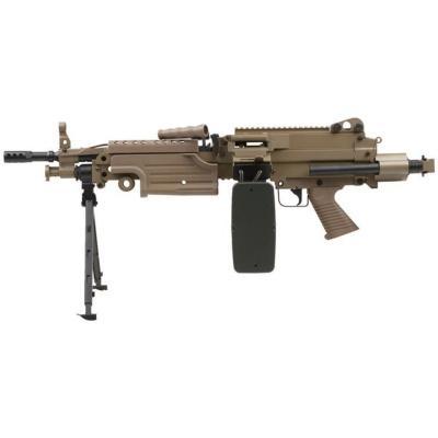 A&K M249 Para with Sound Control Drum Magazine (Tan - AK-M249-PARA-P)