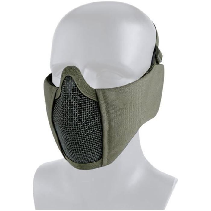 Big Foot Tactical Mesh Half Face Mask (With Ear Protection - OD)