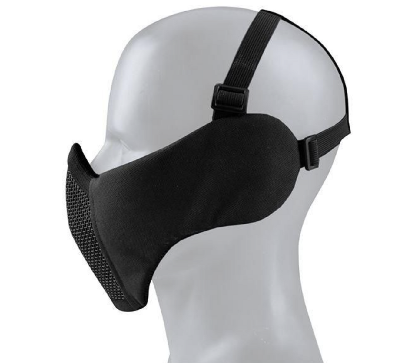 Big foot tactical mesh half face mask (with ear protection – od ...