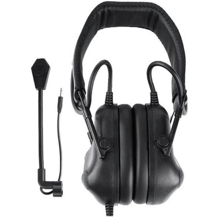 Big Foot Fifth Generation Sound Pickup and Noise Reduction Headset Simulator (Helmet Wearing - Black)