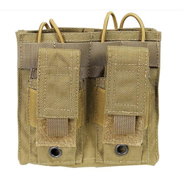 Big Foot Magazine Pouch (Open Top - Double - Tan)