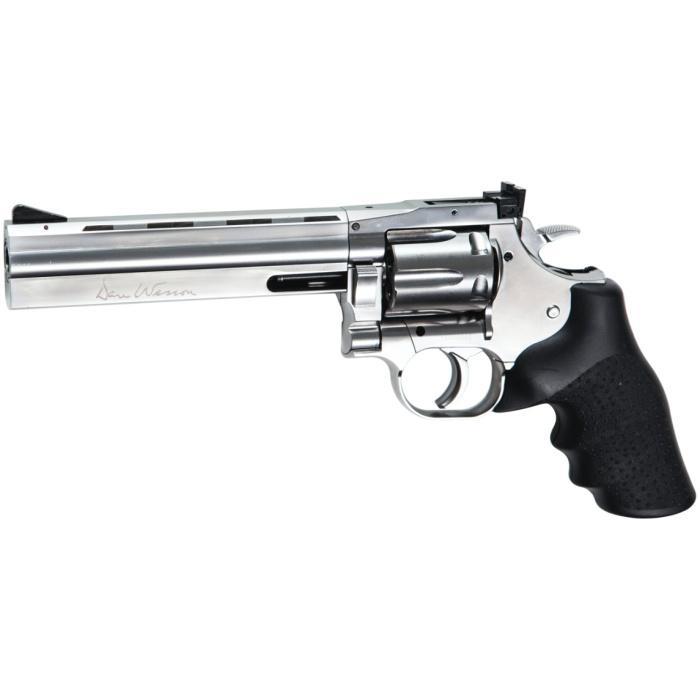 Dan Wesson 715 - 6"Revolver, Silver, Low Power