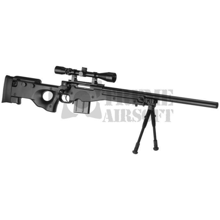 WELL L96 AWP Sniper Rifle Set BLACK