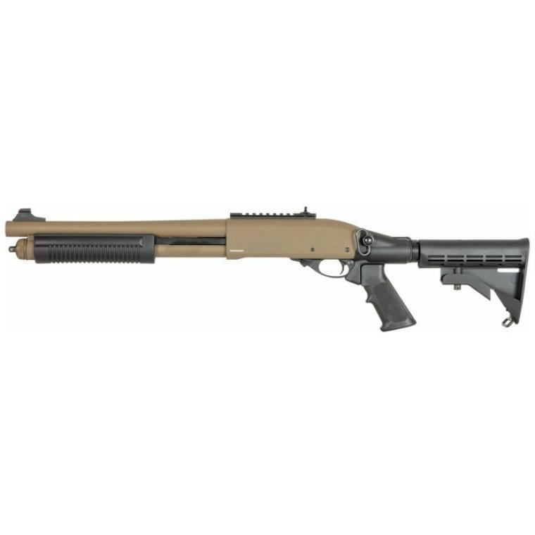 Golden eagle m870 tri-shot gas pump action shotgun (8871)tan – Extreme ...