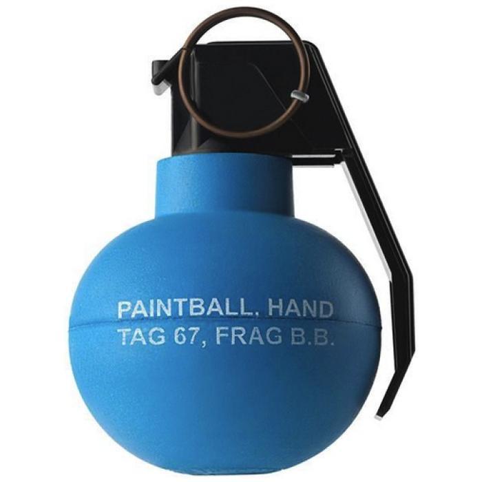 Tag Innovations TAG-67 Blue - Paintball Hand grenade (x6) (Blue - TAG67P)