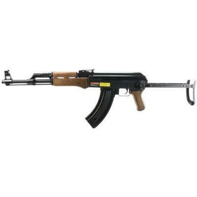 Golden Eagle AK With Folding Stock Carbine AEG (Black - Inc. Battery and Charger - 6801)