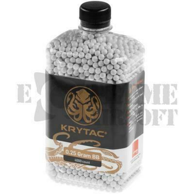 Krytac .25g bottle BB's 4000rds