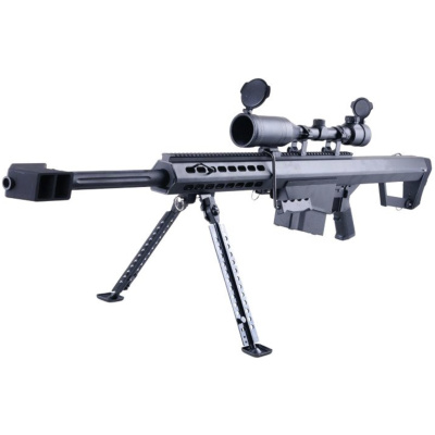 Barrett M82A1 Electric AEG Sniper Rifle (Snow Wolf ) Black