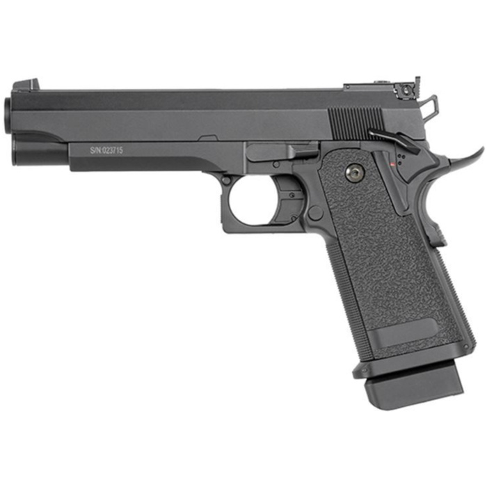 Cyma 5.1 Hi-Capa Mosfet AEP Pistol (Lipo and Charger Inc. - Black - CM128S)