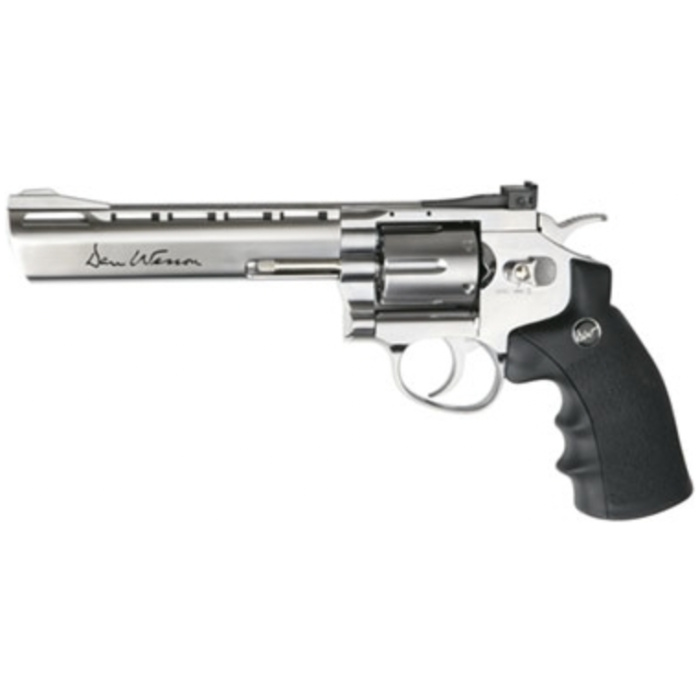 Dan Wesson 6" Revolver Silver 6mm