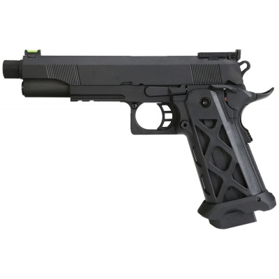 KLI Tartarus MKII Gas Blowback Pistol made by SRC (Black - GB-0755X-EX)