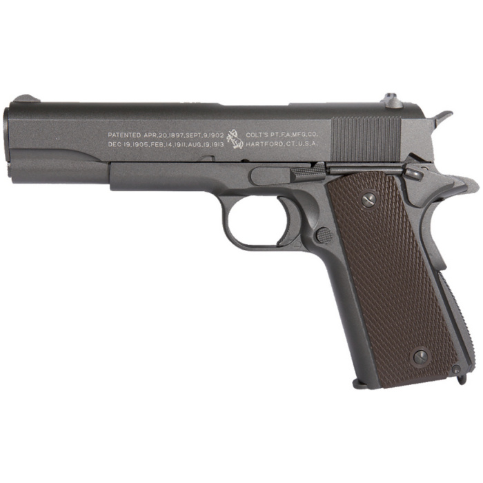 Cybergun Colt 1911 A1 100th Anniversary C02 Blowback Pistol Grey