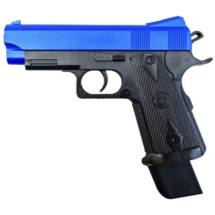 Vigor 4.3 Spring Pistol BB Gun (Extended Mag. - Blue - Polymer)