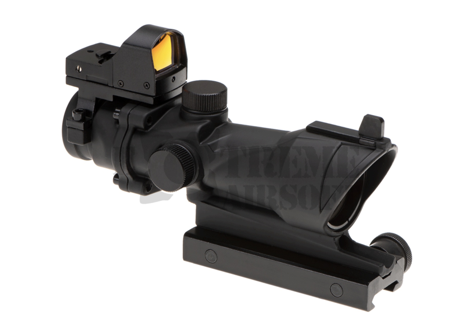 AIM-O 4x32 ACOG Scope With Mini Red Dot Black
