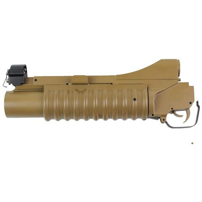 Double Bell M203 Short Grenade Launcher (Full Metal - Tan - M-55SS)