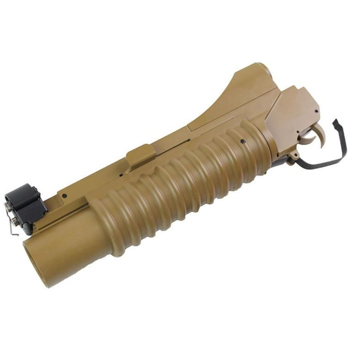 Double Bell M203 Short Grenade Launcher (Full Metal - Tan - M-55SS)
