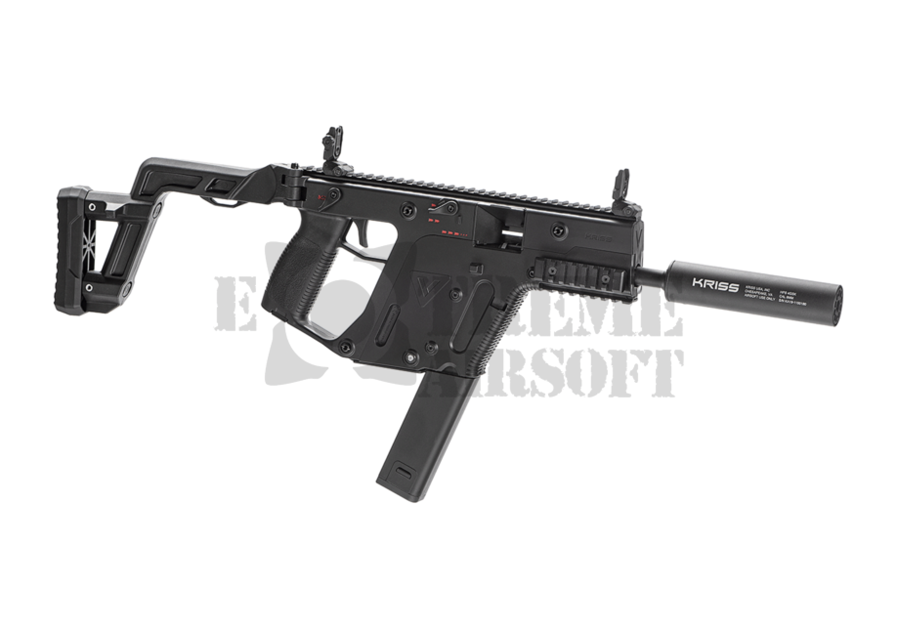 Krytac Kriss Vector with Mock Suppressor Black