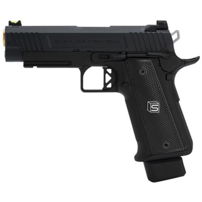 Salient Arms International by EMG 2011 DS 4.3 Gas Pistol (Gold Barrel - Black - 4.3)