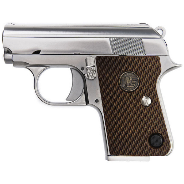 WE CT25 1908 Gas Blowback Pistol (Silver)