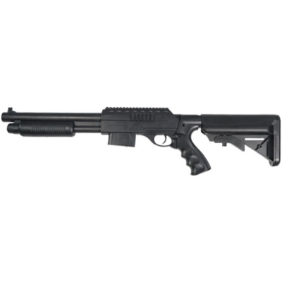 CCCP M870 Custom Tactical Pump Action Shotgun (RIS - Black - M4 Stock Long)