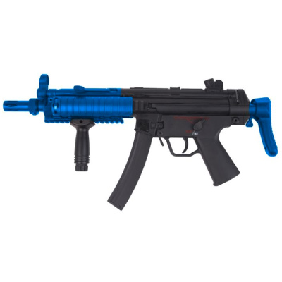 Golden eagle swat aeg (qd spring - hard stock - Two Tone Blue - inc. battery and charger - 6855 )