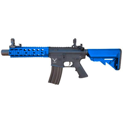 Huntsman tactical m4 long aeg (polymer body with mosfet - hmt14) Two Tone Blue