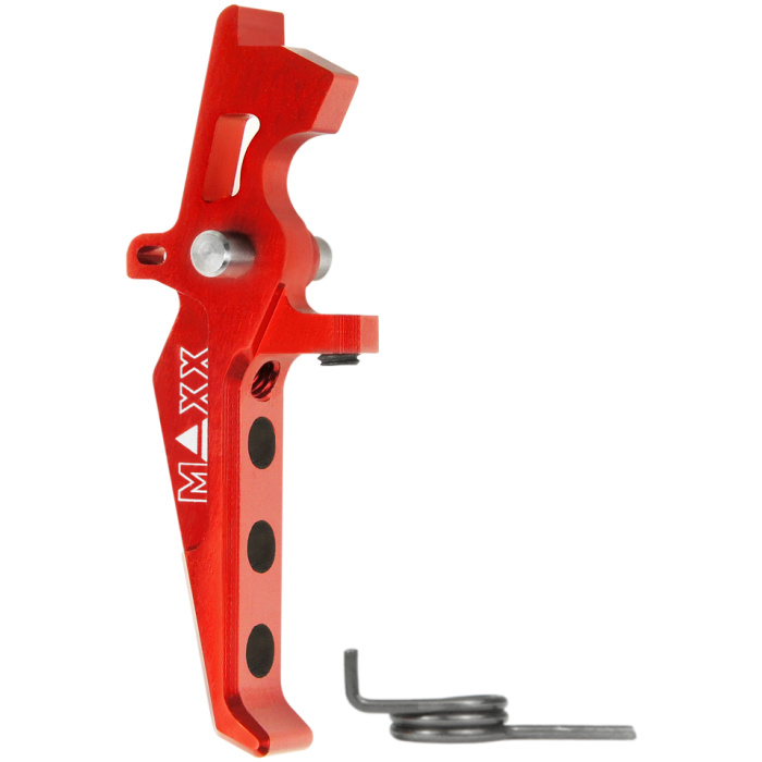 Maxx model cnc aluminum advanced speed trigger (style e) (Red) - Image 2