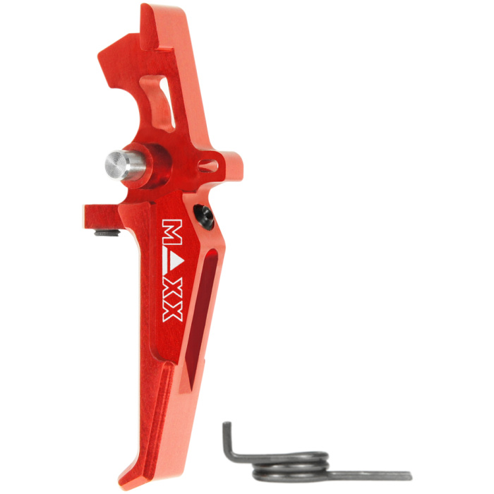 Maxx model cnc aluminum advanced speed trigger (style e) (Red) - Image 3