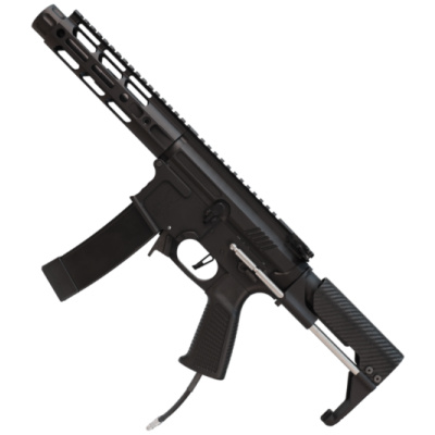 WOLVERINE MTW-9 PDW WITH INFERNO ENGINE, 7" M-LOCK RAIL AND PDW STOCK