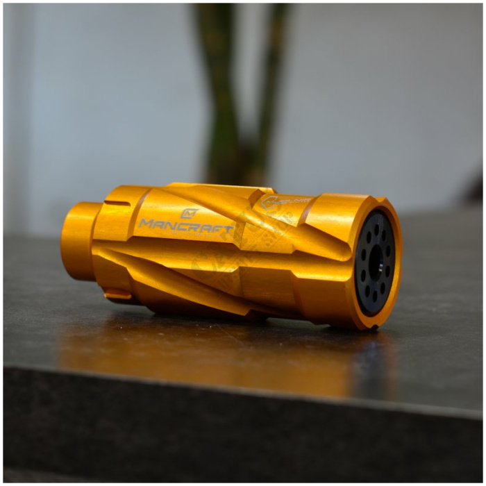 Mancraft Mjolnir Amplifier Flash Hider / Silencer Gold