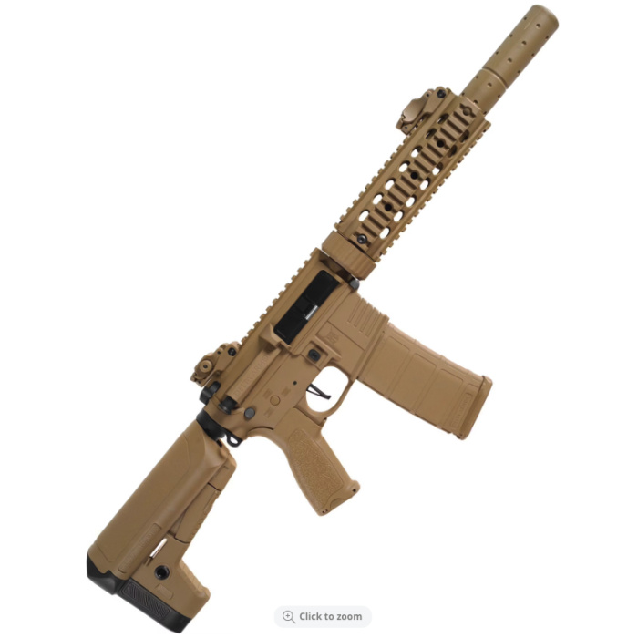 Delta Armory DA-C05 CHARLIE™ M4/AR-15 Silent Ops 7 AEG, Tan - Image 2