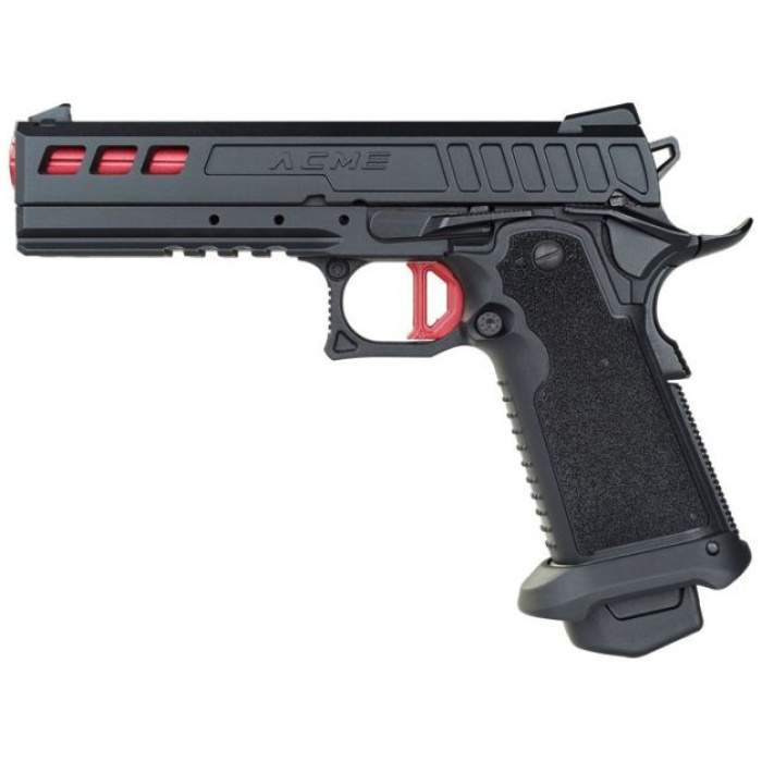 ICS Hi-Capa ACME Gas BlowBack Pistol (Black)