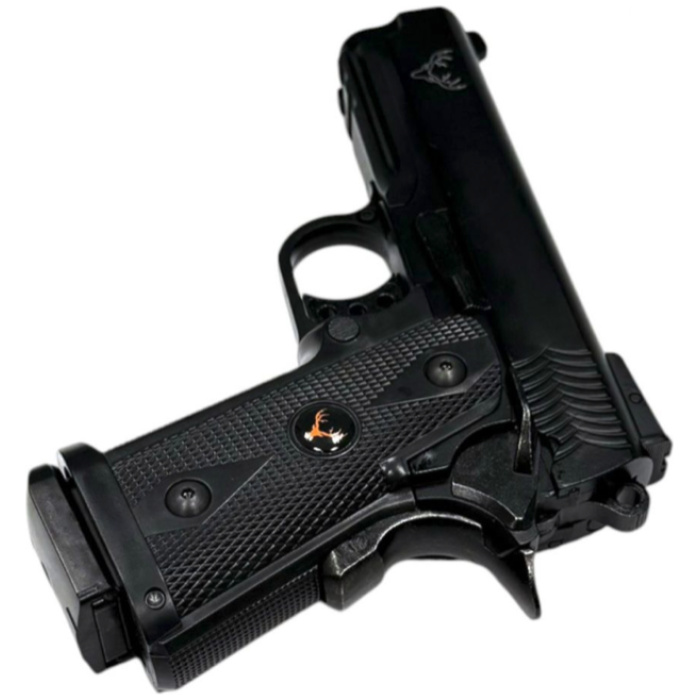 Huntsman 3.8 Hi-Capa Gas Blowback Pistol with Pistol Case (Metal Slide - ABS Body - Black - HG2) - Image 3