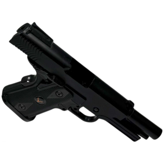 Huntsman 3.8 Hi-Capa Gas Blowback Pistol with Pistol Case (Metal Slide - ABS Body - Black - HG2) - Image 4