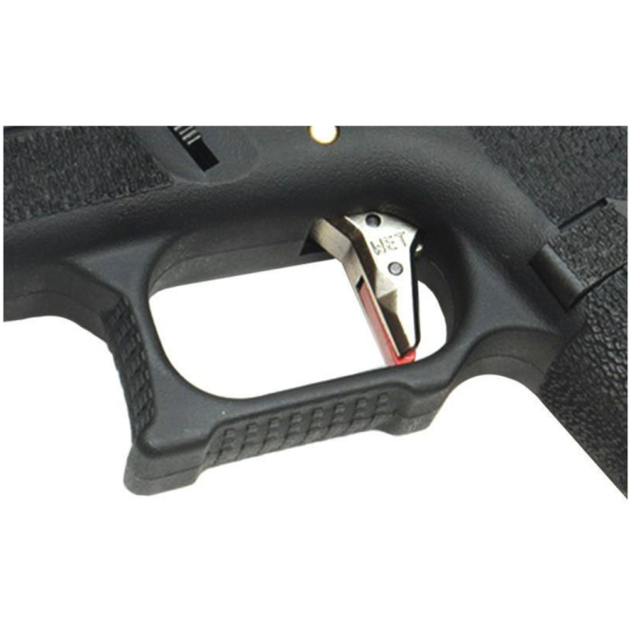 WE Custom 34 Series Pistol (Black Slide and Silver Barrel - Black) - Image 3