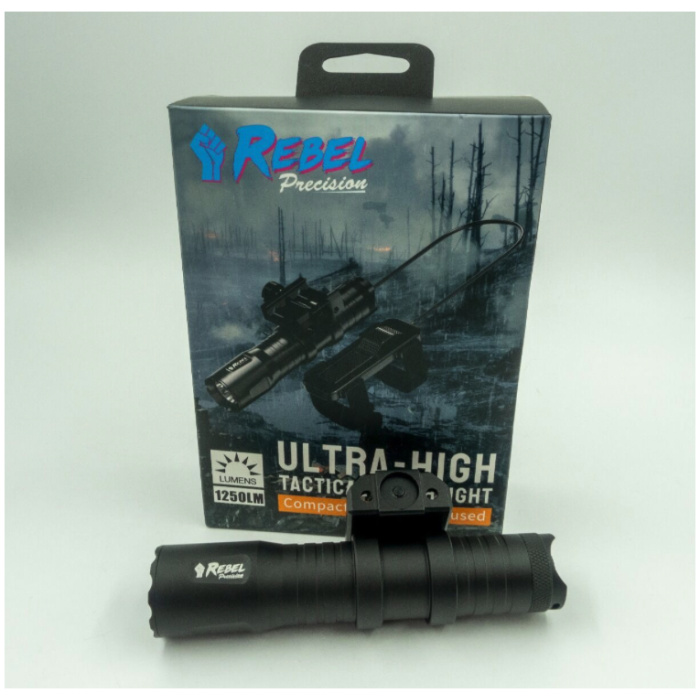 Rebel Tactical Flashlight - 1250 Lumens - Image 3